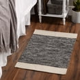 thumbnail image 4 of Design Imports CAMZ12631 2 x 3 ft. Hand-Loomed Rug, Black Variegated Border, 4 of 4