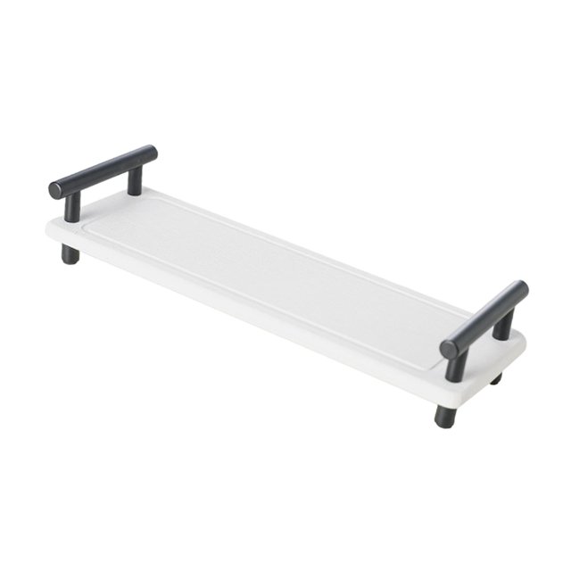 mmirethe Kitchen nk Organizer Waterproof Storage mple Versatile Counter Tray Rack gray gold handle white black handle 31x10x5.5cm