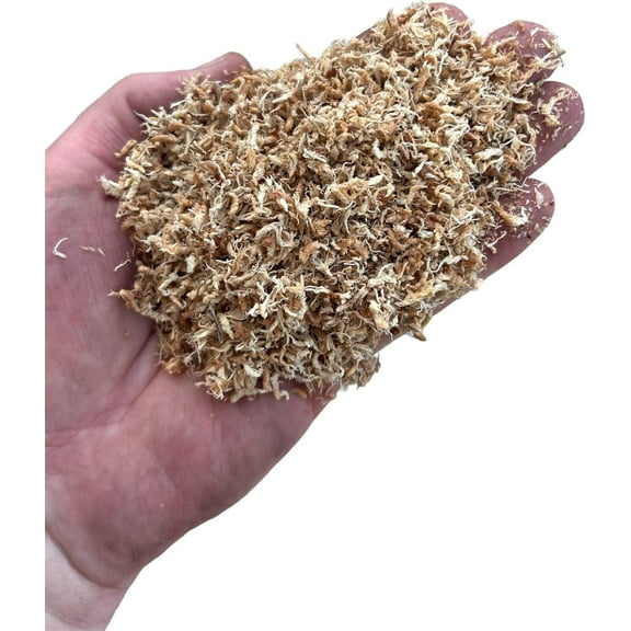 Sphagnum  Petals (No Stems or Strands) Excellent for , Aroids, Tropicals, Soil Blends, Terrariums and Vivariums - 1 Gallon Loose Fill