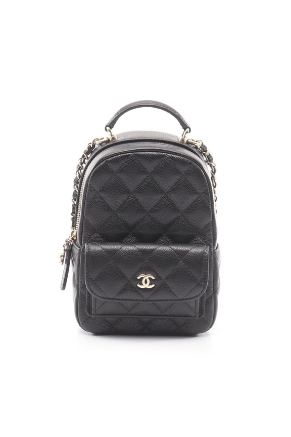 Pre-Owned Chanel Matelass Backpack/Handbag, Caviar Leather (Grained Calfskin), Women's,...
