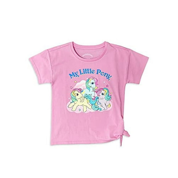 My Little Pony Girls Retro Short Sleeve Tee Large Pink