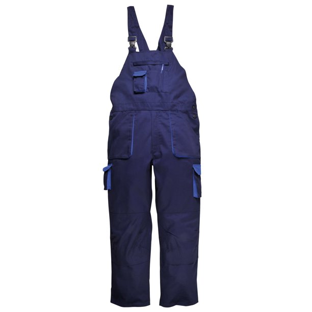 Portwest - Peto de trabajo con rodillera - Ropa de trabajo (Azul marino)