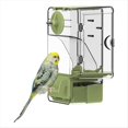 thumbnail image 1 of Comedero Automático para Pájaros, Comedero Tipo Jaula con Percha, Soporte Multifuncional para Frutas y Verduras para Periquitos., 1 of 7