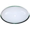 thumbnail image 3 of Novatto TIG-8012C OVALE OVALLE Récipient en Verre Trempé Transparent pour Lavabo de Salle de Bain, 3 of 5