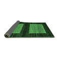 thumbnail image 2 of Ahgly Company Indoor Rectangle Abstract Emerald Green Modern Area Rugs, 2' x 3', 2 of 4