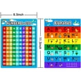 thumbnail image 3 of 9 Pieces Educational Preschool Posters Learning Poster Kit for Toddlers, Alphabet, Number 1-100, Shapes and Colors, Seasons and Months, Planet and Weather, Days of the Week, Addition Subtractio, 3 of 7