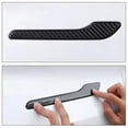 thumbnail image 3 of 4X Gloss Carbon Fiber Car Door Handle Wrap Cover Accessories for Model 3 Y, 3 of 7