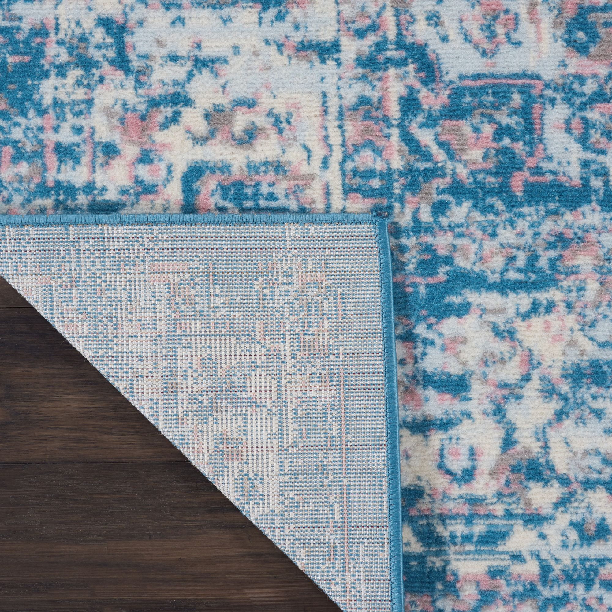 Nourison Grafix GRF14 Indoor Area Rug - Blue 8'6" x 12'