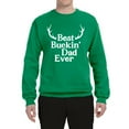 thumbnail image 2 of Wild Bobby, Best Buckin Dad Ever Funny Hunting, Father's Day, Unisex Crewneck Graphic Sweatshirt, Kelly, Medium, 2 of 3