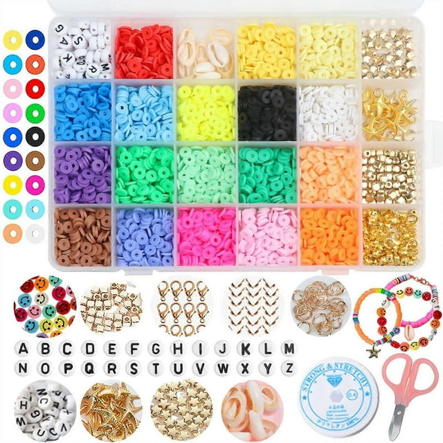 Kit de cuentas de arcilla para hacer joyas
