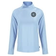 thumbnail image 2 of Women's-Cutter & Buck  Powder Blue New York City FC Coastline Epic Comfort Eco Recycled Funnel-Neck Top, 2 of 3