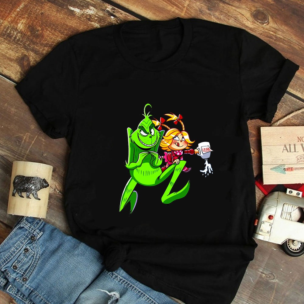 Christmas Green Monster Funny Personalized Saying T Shirt Novelty Cute T  Shirts for Female - Walmart.com