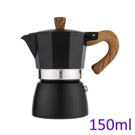 

New Mocha Latte Coffee Maker 3/6 Cups Italian Mocha Espresso Cafetera Strainer Pot Stove Top Coffee Maker Aluminum Mocha Cafetera