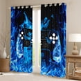 thumbnail image 2 of Homewish Video Game Black Out Curtains for Kids Children Teens,Abstract Gamepads Curtains Pack of 2 (42x63 Each),Gradient Ombre Bedroom Curtains,Ultra Soft Home Decor, 2 of 6