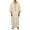 Beige-B, variant on Men Kaftan Thobe Casual 3/4 Sleeve Mens Tunic Button Down Collar Muslim Dress For Men Kaftan