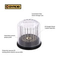 thumbnail image 3 of Gyros High Speed Steel Wire Gauge Mini / Micro Drill Bit 20 Piece Set |Includes Small Bit Sizes 61 to 80 | with Convenient Clear Dome Storage Case (45-22010), 3 of 6
