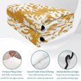 thumbnail image 4 of Quilts Twin XL Size, Yellow Orange Coastal Coral Soft Comforter Bedding Set for Bed, Summer Nautical Sea Beach Ocean Lightweight Quilted Bedspread with Pillow Cover(2 Pieces) All Season, 68x98 Inch, 4 of 9