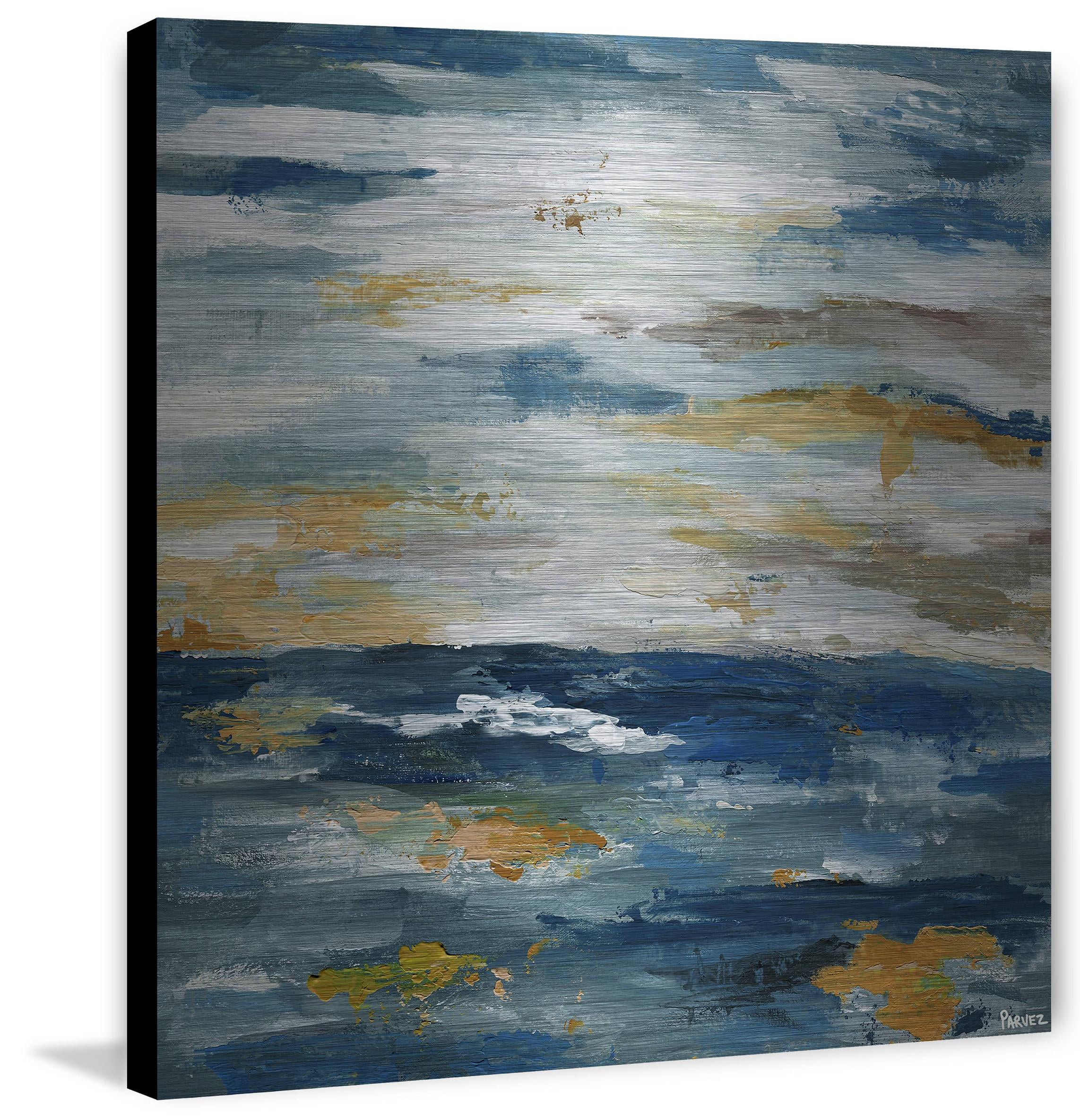 Parvez Taj "Rusty Water" Painting Print on Brushed Aluminum