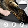 thumbnail image 3 of Gaeub Palatial Gold Pattern Horse Print 4 Pieces Car Floor Mats Car,Universal Car Carpet Mats,Fit for SUV, Vans, Sedans,Trucks, 3 of 6