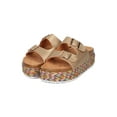 thumbnail image 5 of New Women Nature Breeze Gage-04 Metallic Rainbow Weaved Footbed Flatform Sandal, 5 of 6