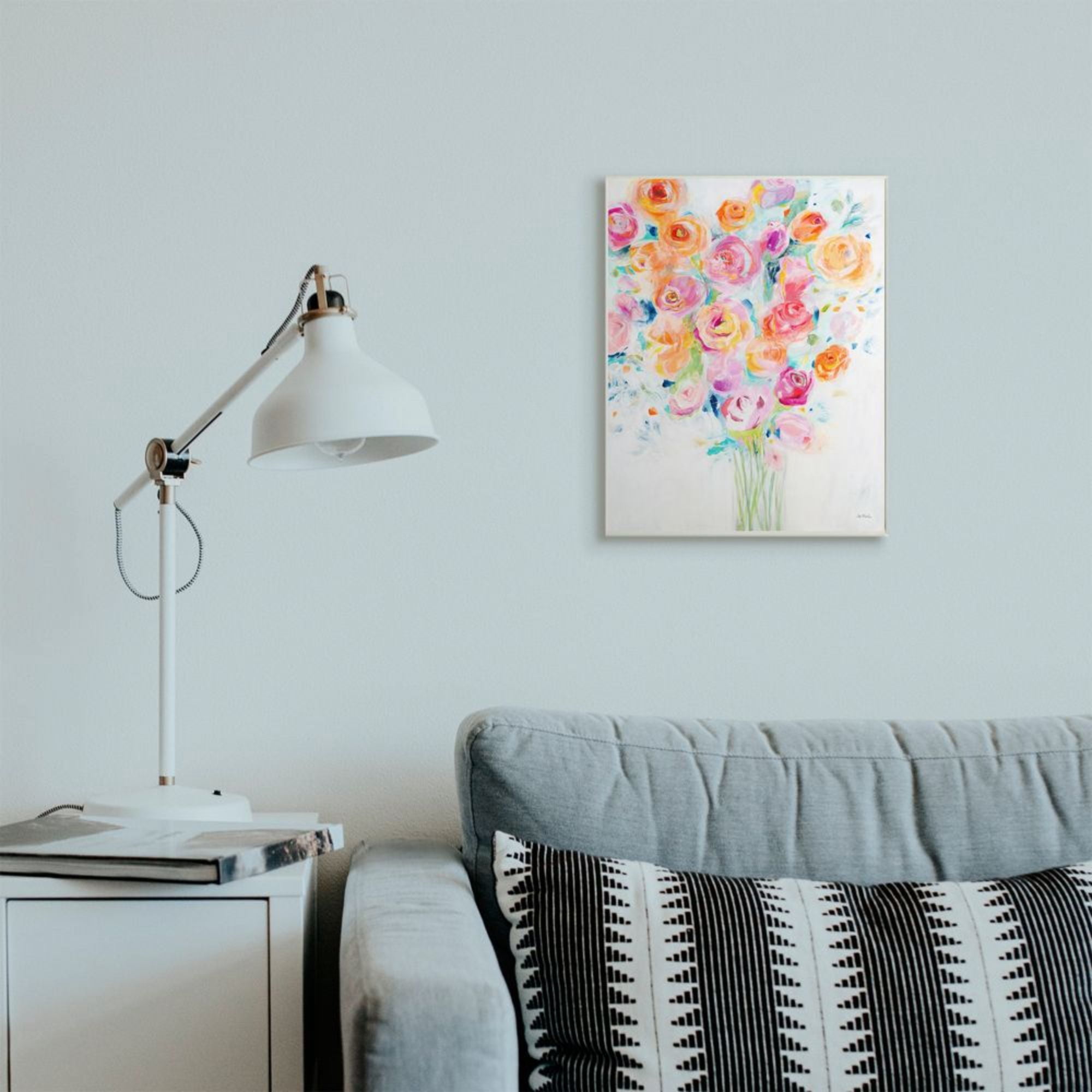 Stupell Industries Festive Spring Florals Organic Curved Petals Design by Third and Wall