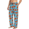 thumbnail image 2 of Daiia Cartoon Watermelon Men's Sleep Pant with Pockets and Drawstring,Pajama Pants-X-Large, 2 of 9