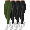 thumbnail image 1 of Pack 4 Colores Leggins Faja Termicos Afelpados Unitallas Yoga, 1 of 5