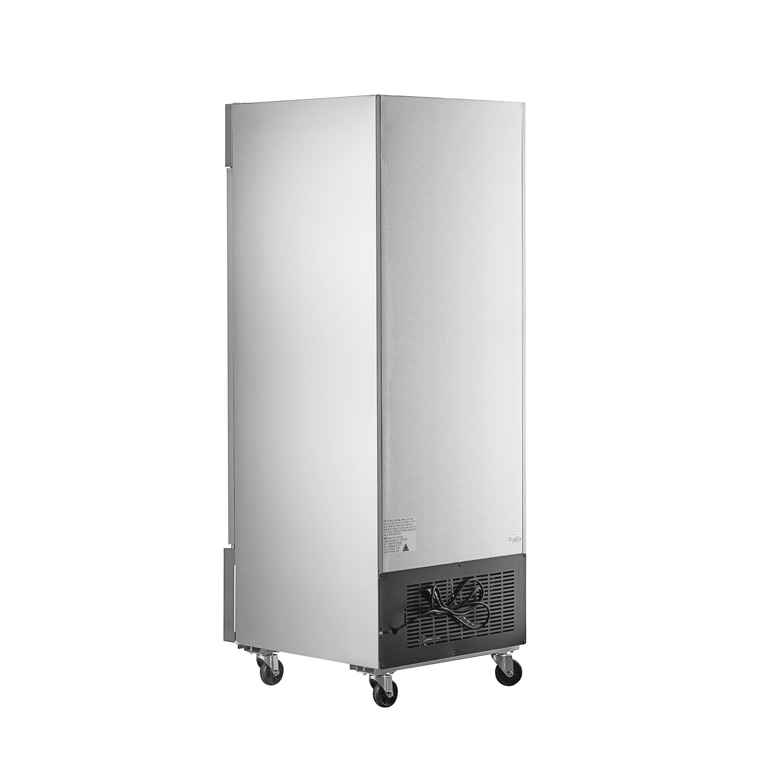 Commercial Refrigerator 27 /2 inch , 17.8 cu.ft, Glass Door Stainless Steel Frame Merchandiser, NSF certified
