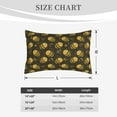 thumbnail image 6 of Naloa Cute Cartoon Bees Pillowcase, Throw Pillowcase, Wrinkle-Free, Stain-Resistant with Hidden Zipper for Bedroom Sofa - 14"x20", 6 of 9