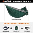 thumbnail image 4 of Hamaca de Camping AnorTrek Súper Liviana y Portátil de Nylon, 4 of 7