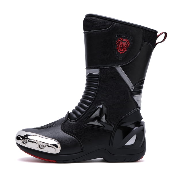 Botas de Moto Todo Clima: Confort Total & Aventura Sin Límites! Impermeables Viaje & Off-Road - Hombres y Mujeres,negro-47