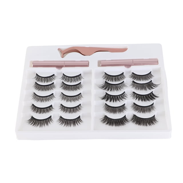 Delineador De Ojos Líquido Magnético, Imán Largo Y Grueso, Pestañas Postizas, Juego De Herramientas De Maquillaje