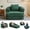 Green, variant on 3-in-1 Folding Sofa Bed Memory Foam, Convertible Sleeper Chair with Washable Cover & Back Support, Portable Fold Out Chair Bed for Living Room, Bedroom, Dorm, Apartment