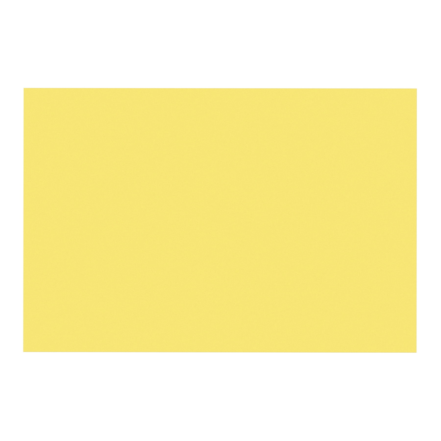Prang Construction Paper, Medium Weight, Yellow, 12" x 18", 50 Sheets Per Pack, 5 Packs