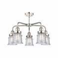 thumbnail image 2 of Innovations Lighting - Canton - 5 Light Stem Hung Chandelier In Industrial, 2 of 2