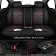 thumbnail image 4 of car seat cover for honda accord EX 4dr Sedan 2011 ,Waterproof faux leather ,Protecting car interiors ,Perfect fit for car seats ,5-seat full set Non-destructive installation, 4 of 7