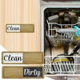 thumbnail image 2 of Pebbuoy Dishwasher Magnet Clean Dirty Sign Easily Indicate Dishwasher Status Magnet Easy to Clean Surface Dishwasher Sign for Kitchen Restaurant Bar Hotel, 2 of 7