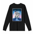 thumbnail image 4 of Beetlejuice Mansion Key Art Adult Black Crew Neck Long Sleeve Tee-Medium, 4 of 7