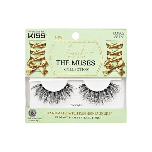 KISS Lash Couture False Eyelashes The Muses Collection, 'Empress', 1 Pair Strip Lashes