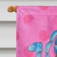 thumbnail image 3 of Carolines Treasures BB8249CHF Blue Crab Pink Polkadot Flag Canvas House Size  Large multicolor, 3 of 4