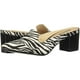 thumbnail image 3 of Zapato con tacón Andrea Tipo Cebra Blanco Negro No 24, 3 of 3
