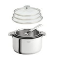 thumbnail image 6 of Cristel Multiply Stainless Steel Saucepan with Glass Lid and Removable Handle, 2.5 Quart, 6 of 8