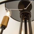 thumbnail image 4 of Artcraft Lighting Coco 3 Light SemiFlush Mount Black and Gold, 4 of 10