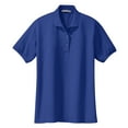 thumbnail image 5 of Yellow Rooster Women's Silk Touch Classic Female Polo Shirt Royal S, 5 of 6