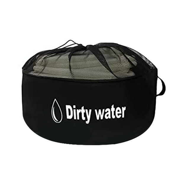 maskred RVs Water Hose Storage Bag Indoor Outdoor Drawstring Mesh Pouch