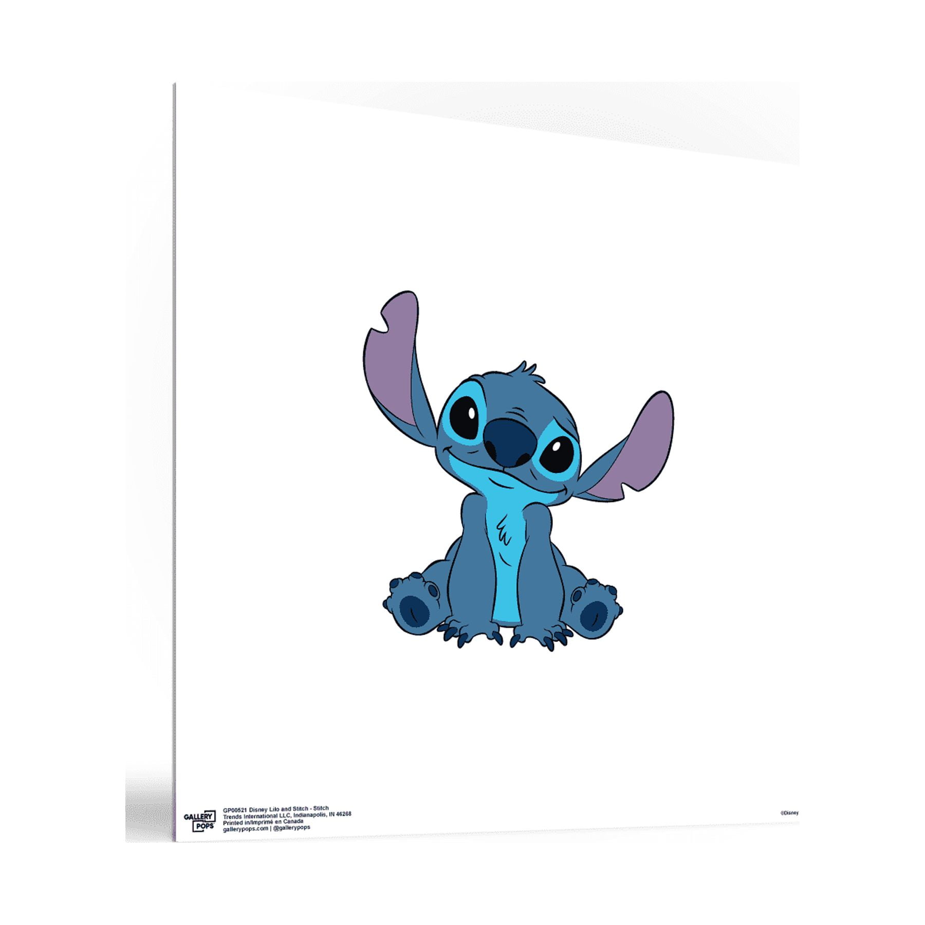 Gallery Pops Disney Lilo & Stitch - Stitch Wall Art, Unframed Version, 12" x 12"