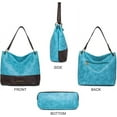 thumbnail image 5 of Montana West Hobo Bag Purses and Handbags for Women Top Handle Handbags with Zipper, 5 of 7