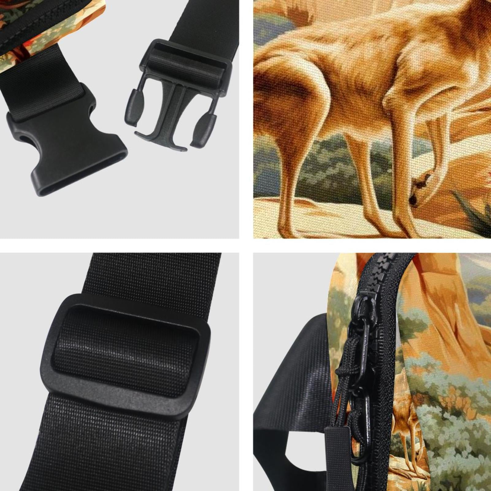 Kangaroo Money Belt Belt Bag Fanny Packs: Lightweight, Adjustable with Extension Strap, Unisex