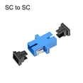 thumbnail image 2 of Adaptador de conector de fibra óptica tipo flange SC a SC, 5 piezas, monomodo/multimodo, 2 of 4