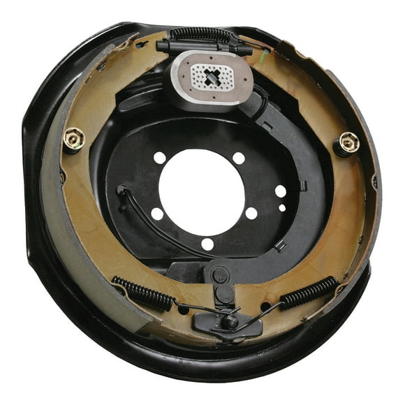 Husky Towing Ensemble de Freins de Remorque 30797 Freins Électriques; Compatible avec Essieux de 7000 Livres; Gauche; Simple